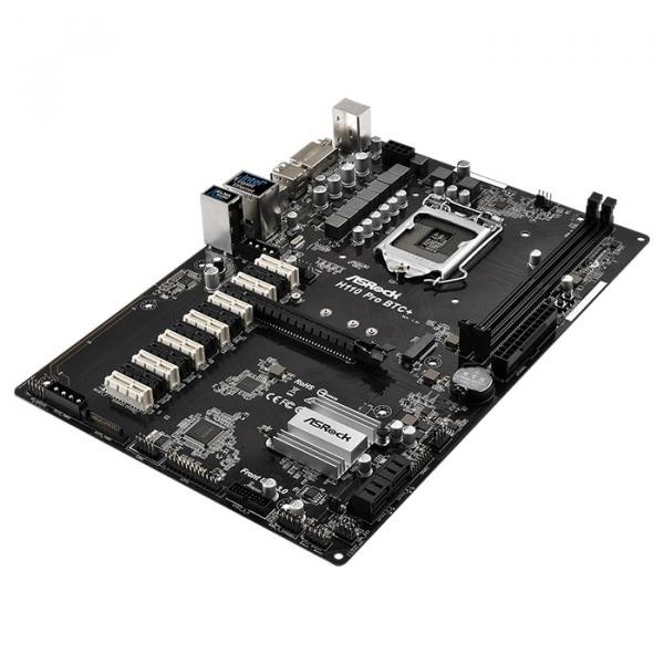 Материнская плата ASRock H110 Pro BTC+ (S1151, INTEL H110, ATX) (H110 Pro BTC+) б/у